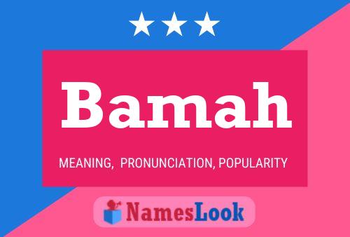 ملصق اسم Bamah