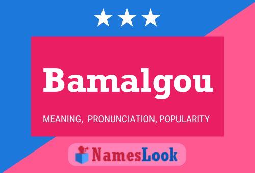 ملصق اسم Bamalgou