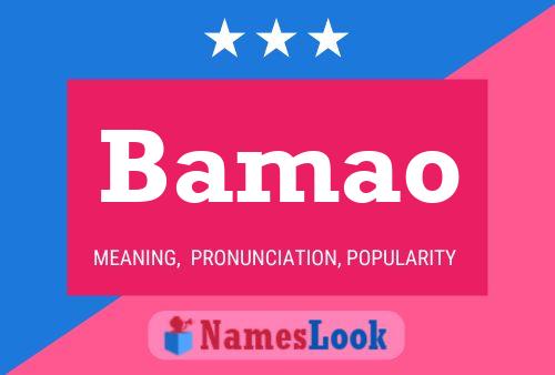 ملصق اسم Bamao