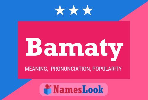 ملصق اسم Bamaty