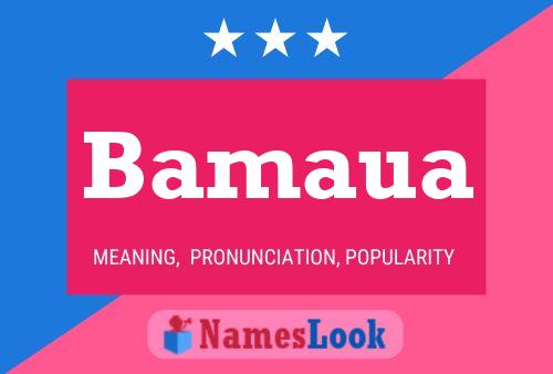 ملصق اسم Bamaua