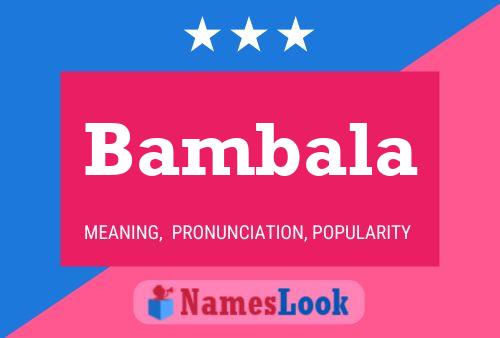 ملصق اسم Bambala