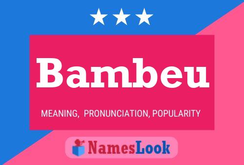 ملصق اسم Bambeu