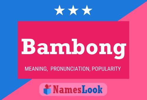 ملصق اسم Bambong