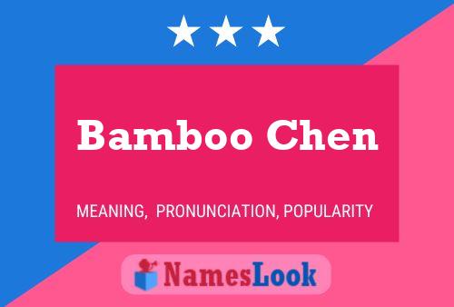 ملصق اسم Bamboo Chen