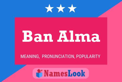 ملصق اسم Ban Alma