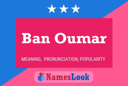 ملصق اسم Ban Oumar