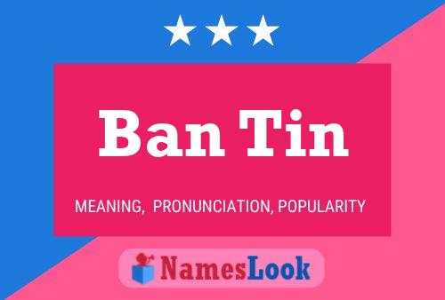 ملصق اسم Ban Tin