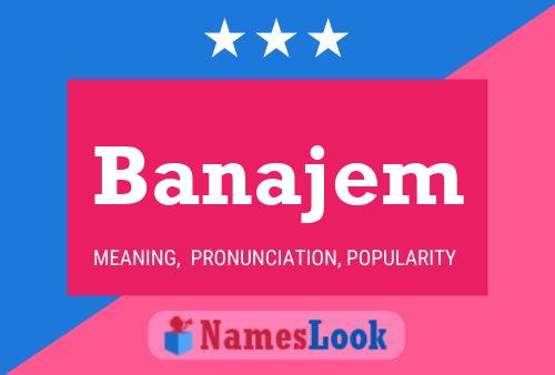 ملصق اسم Banajem