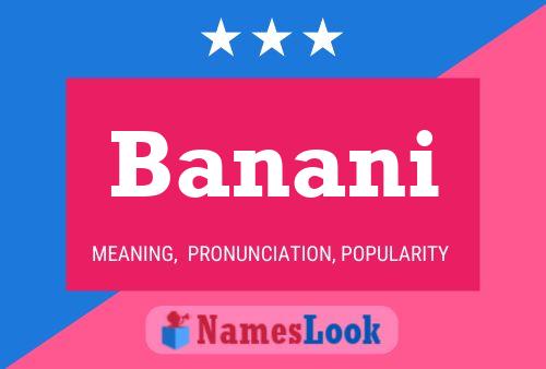 ملصق اسم Banani