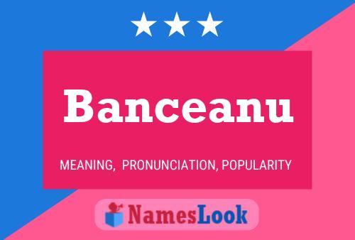 ملصق اسم Banceanu