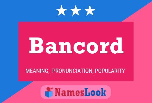 ملصق اسم Bancord