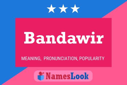 ملصق اسم Bandawir