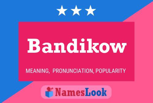 ملصق اسم Bandikow