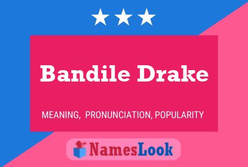 ملصق اسم Bandile Drake