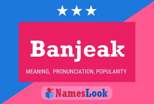 ملصق اسم Banjeak