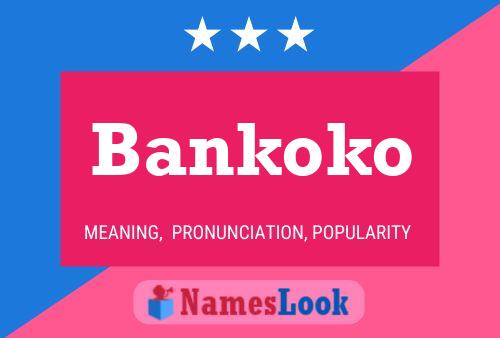 ملصق اسم Bankoko