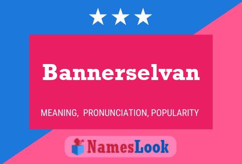 ملصق اسم Bannerselvan