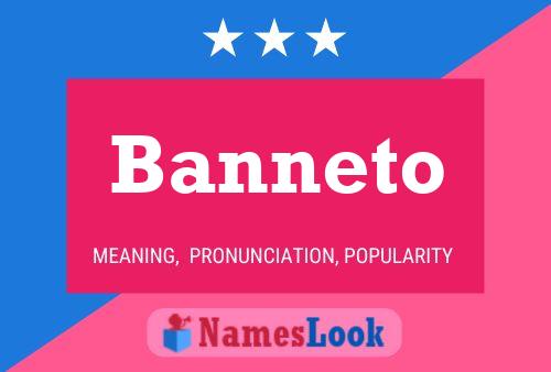 ملصق اسم Banneto