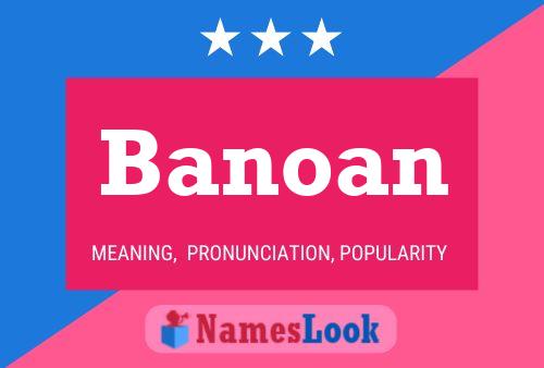 ملصق اسم Banoan