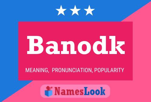 ملصق اسم Banodk