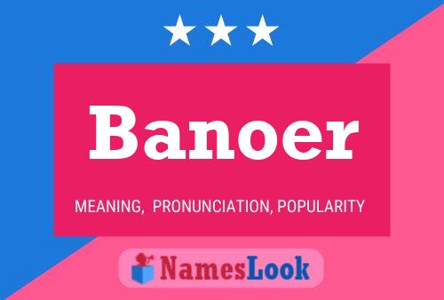 ملصق اسم Banoer