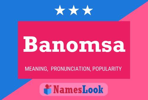 ملصق اسم Banomsa