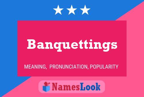 ملصق اسم Banquettings