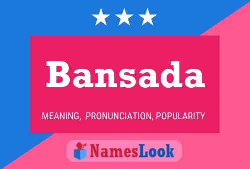 ملصق اسم Bansada