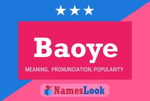 ملصق اسم Baoye