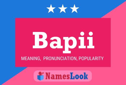 ملصق اسم Bapii