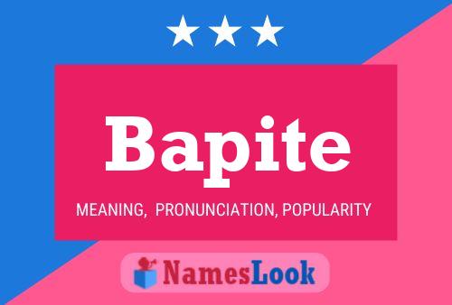 ملصق اسم Bapite