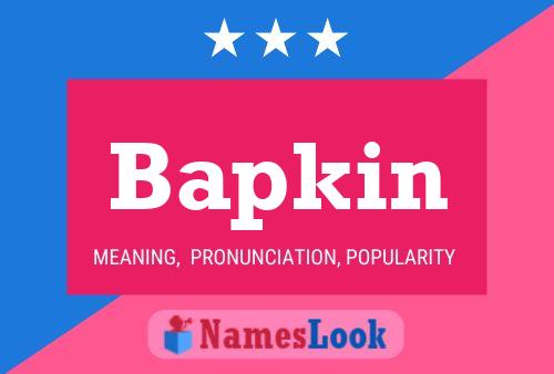 ملصق اسم Bapkin