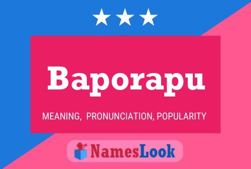 ملصق اسم Baporapu