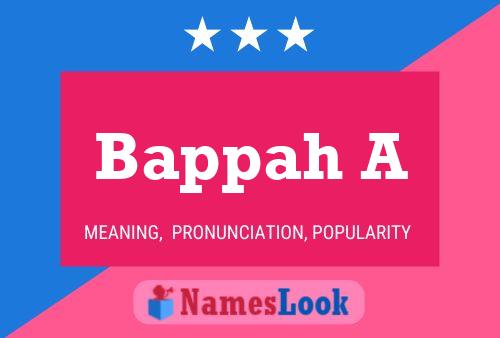 ملصق اسم Bappah A