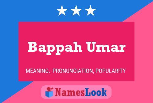 ملصق اسم Bappah Umar