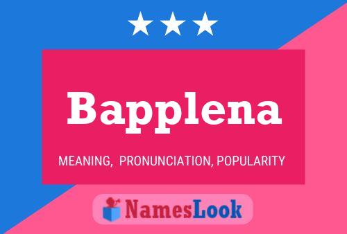 ملصق اسم Bapplena