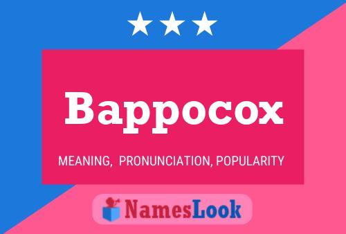 ملصق اسم Bappocox