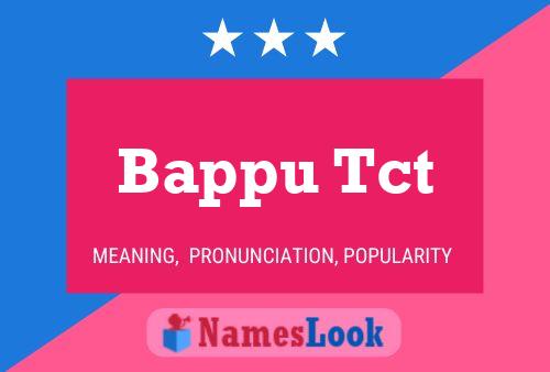 ملصق اسم Bappu Tct