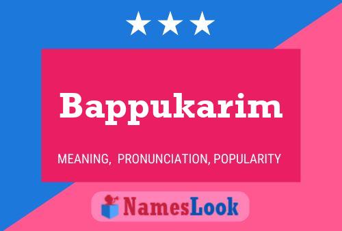 ملصق اسم Bappukarim