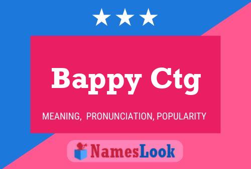 ملصق اسم Bappy Ctg