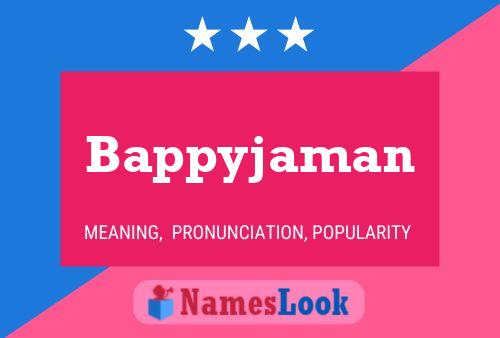 ملصق اسم Bappyjaman