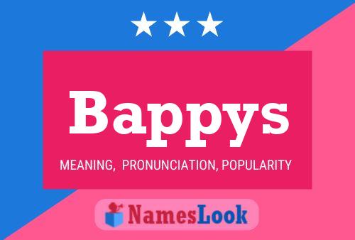 ملصق اسم Bappys