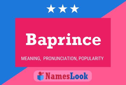 ملصق اسم Baprince