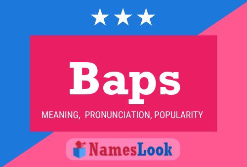 ملصق اسم Baps