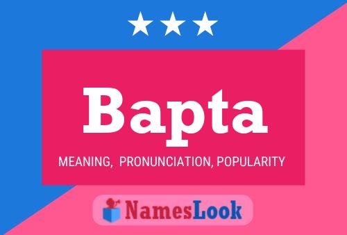 ملصق اسم Bapta