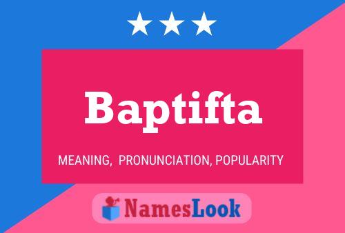 ملصق اسم Baptifta