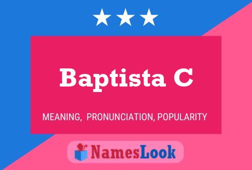 ملصق اسم Baptista C