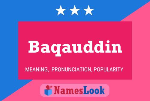 ملصق اسم Baqauddin