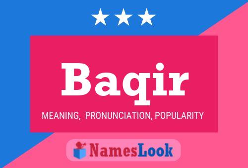 ملصق اسم Baqir